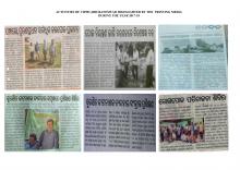 Activities highlighted by printing media